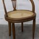 Vintage Louis XVI style chair – Cane seat, lyre-shaped back