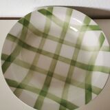 hollow dish Moulin des Loups green tiles