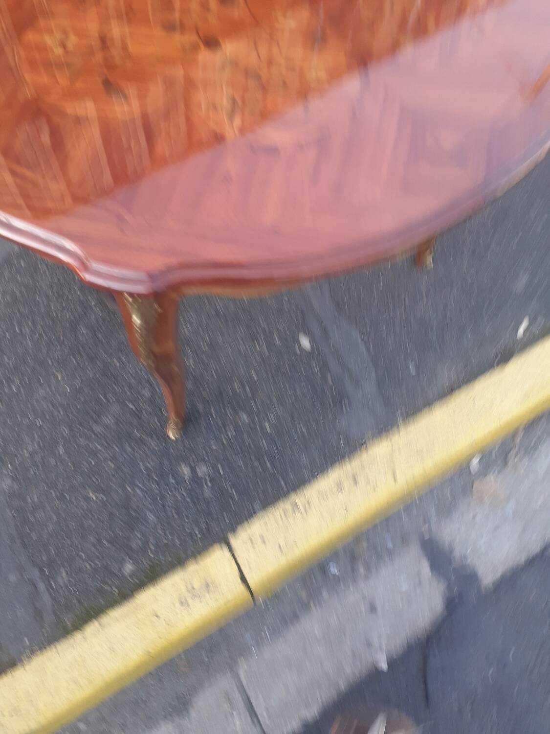 Marquetry dining table