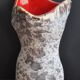 Vase céramique motif bouleau