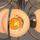 Mazzega Space Age Murano glass chrome plated chandelier, Italy 1970s