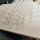 Crystal glassware set with decanter.