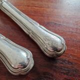 Service carving set with hollow silver handle - Spatours model