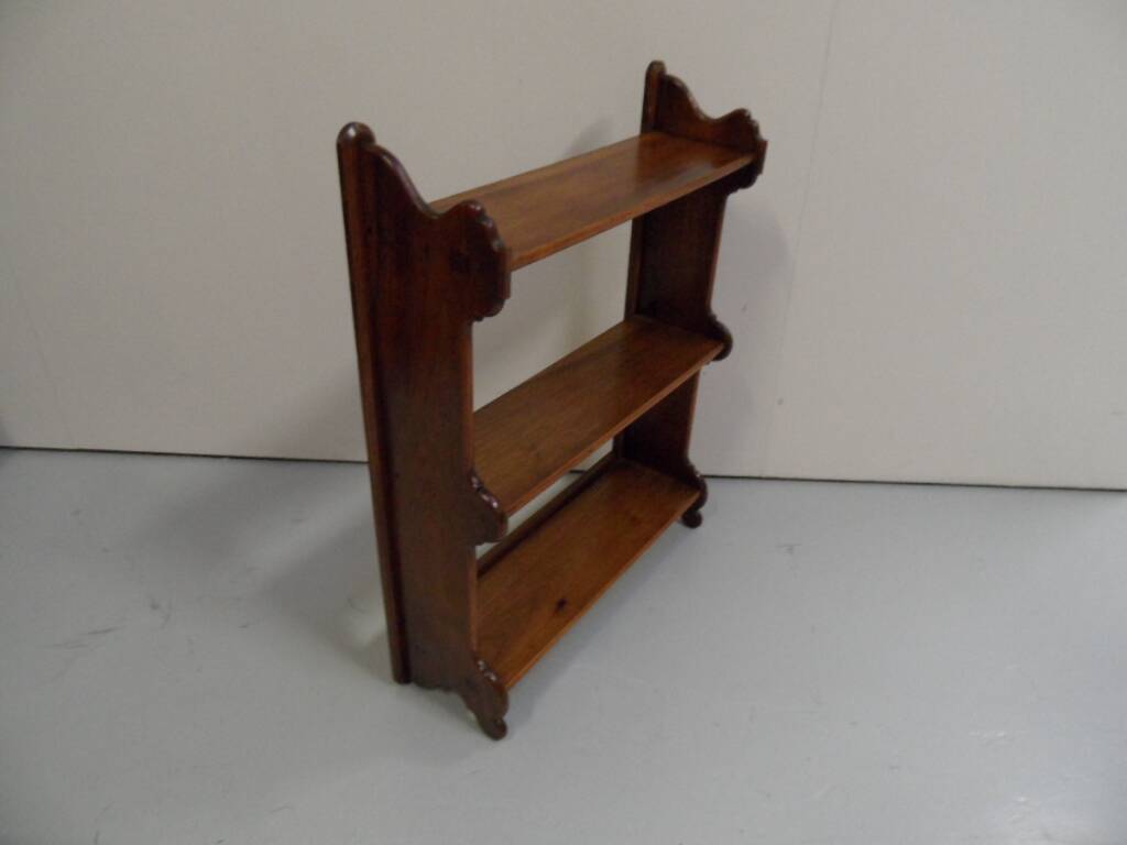 Antique walnut hanging rack