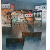 Oil painting on canvas - Marine - 1976 Lido Bettarini canvas 70x50 cm