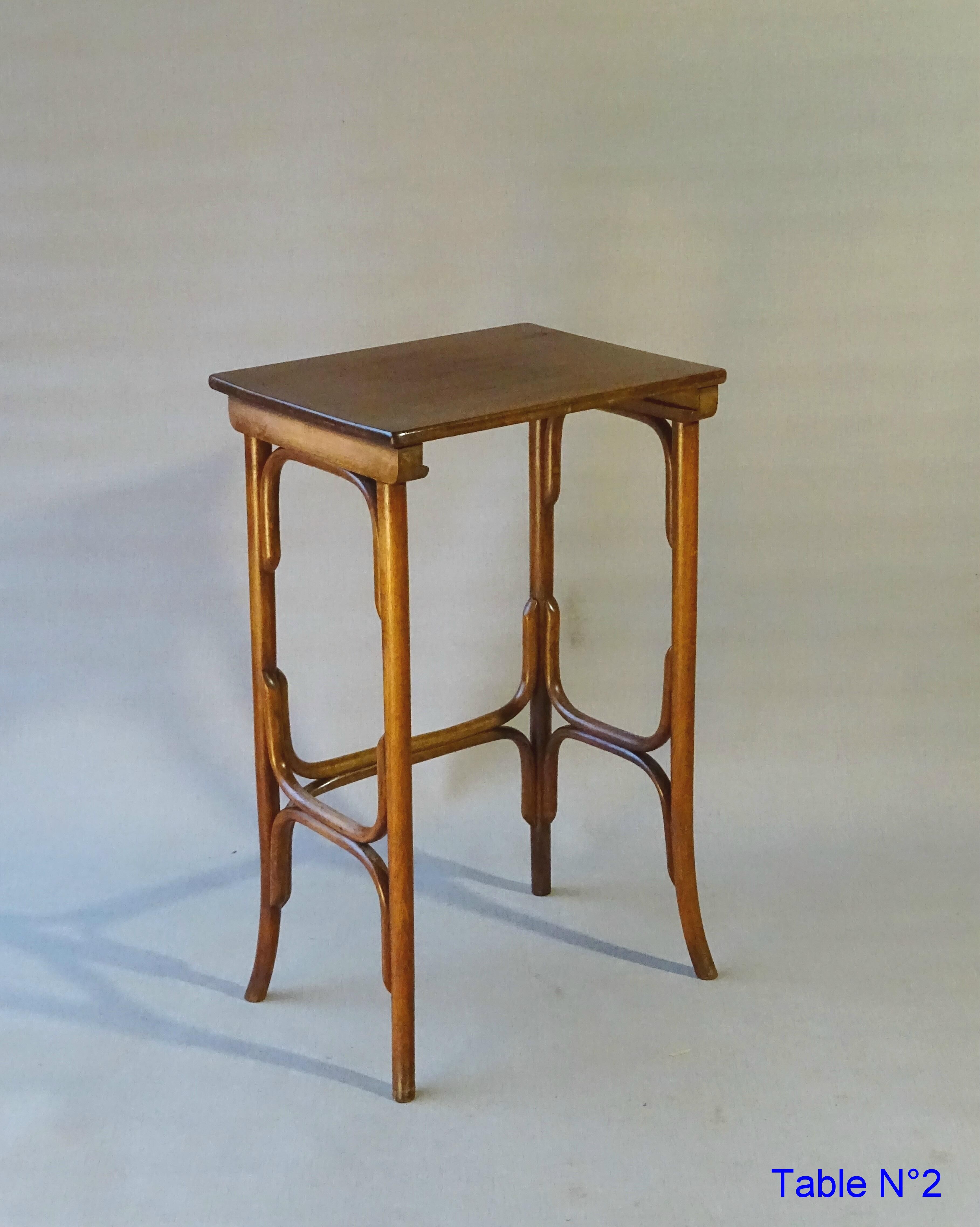 Three nesting tables by Thonet , circa 1925