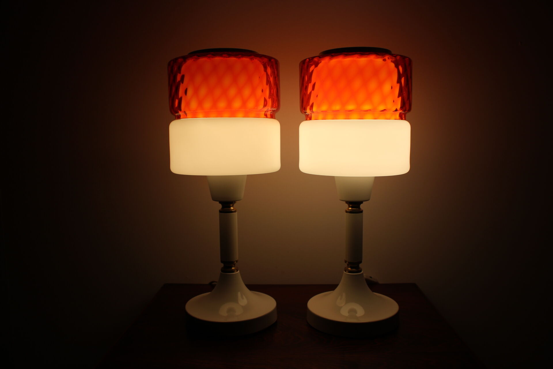 Paire de lampes, années 1960