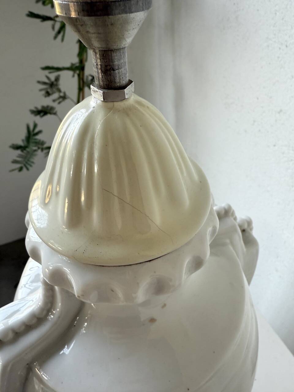 1940s ceramic lamp base