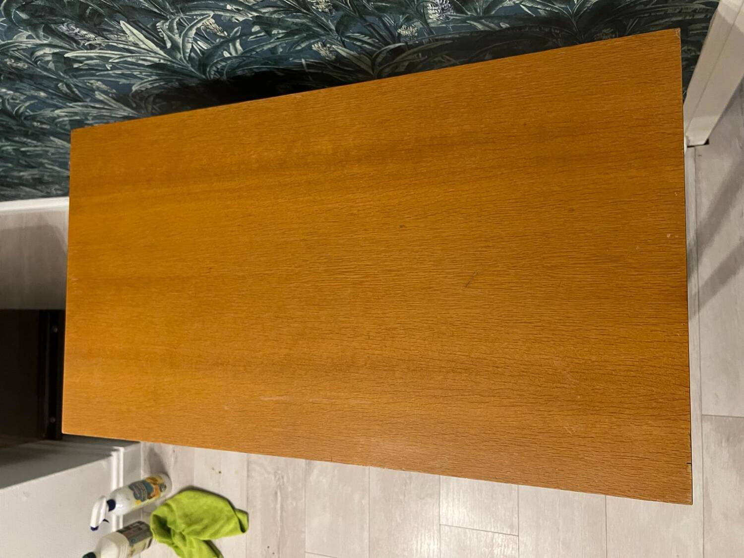 Vintage light oak desk 50s/60s