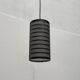 Mid-century minimalist perforated pendant, 1960s