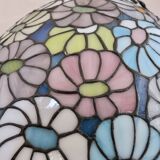 Tiffany glass paste floral suspension
