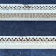 Vintage perforated metal craft display shelf