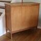 Commode 4 tiroirs chêne clair 1960