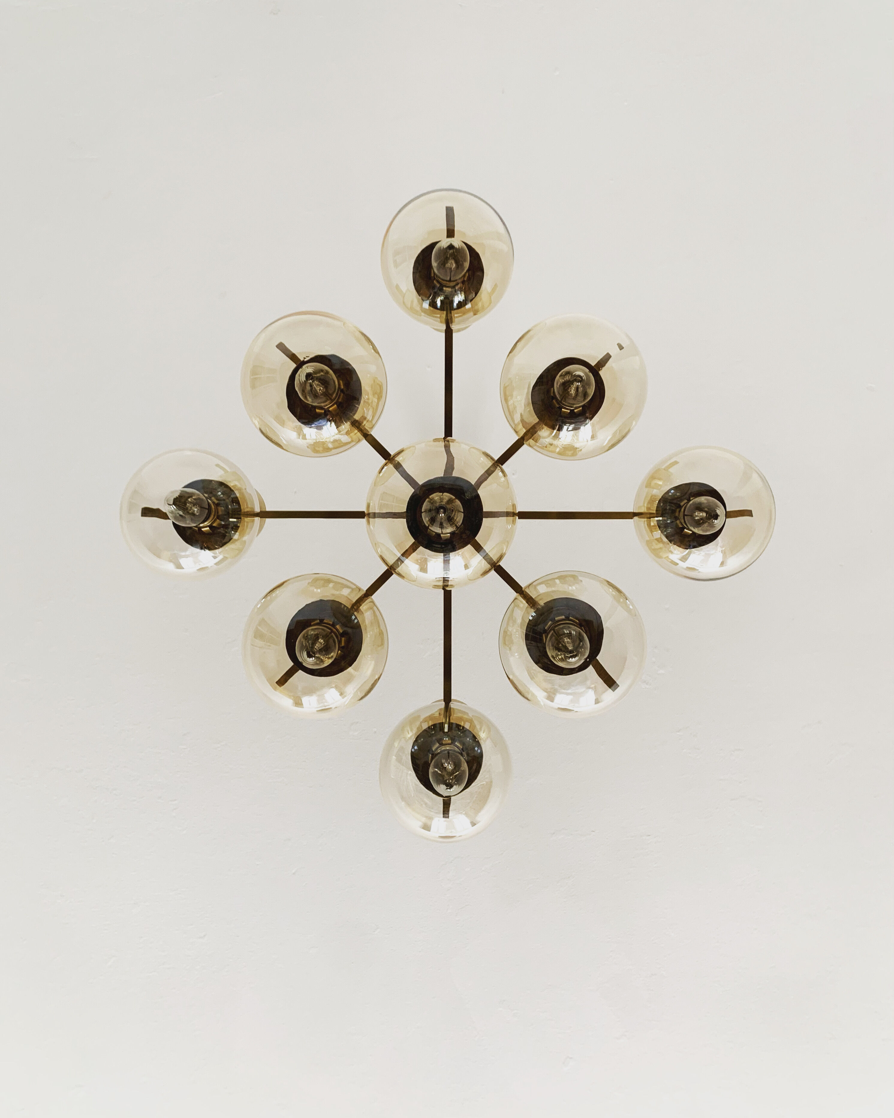Lustre italien de laiton