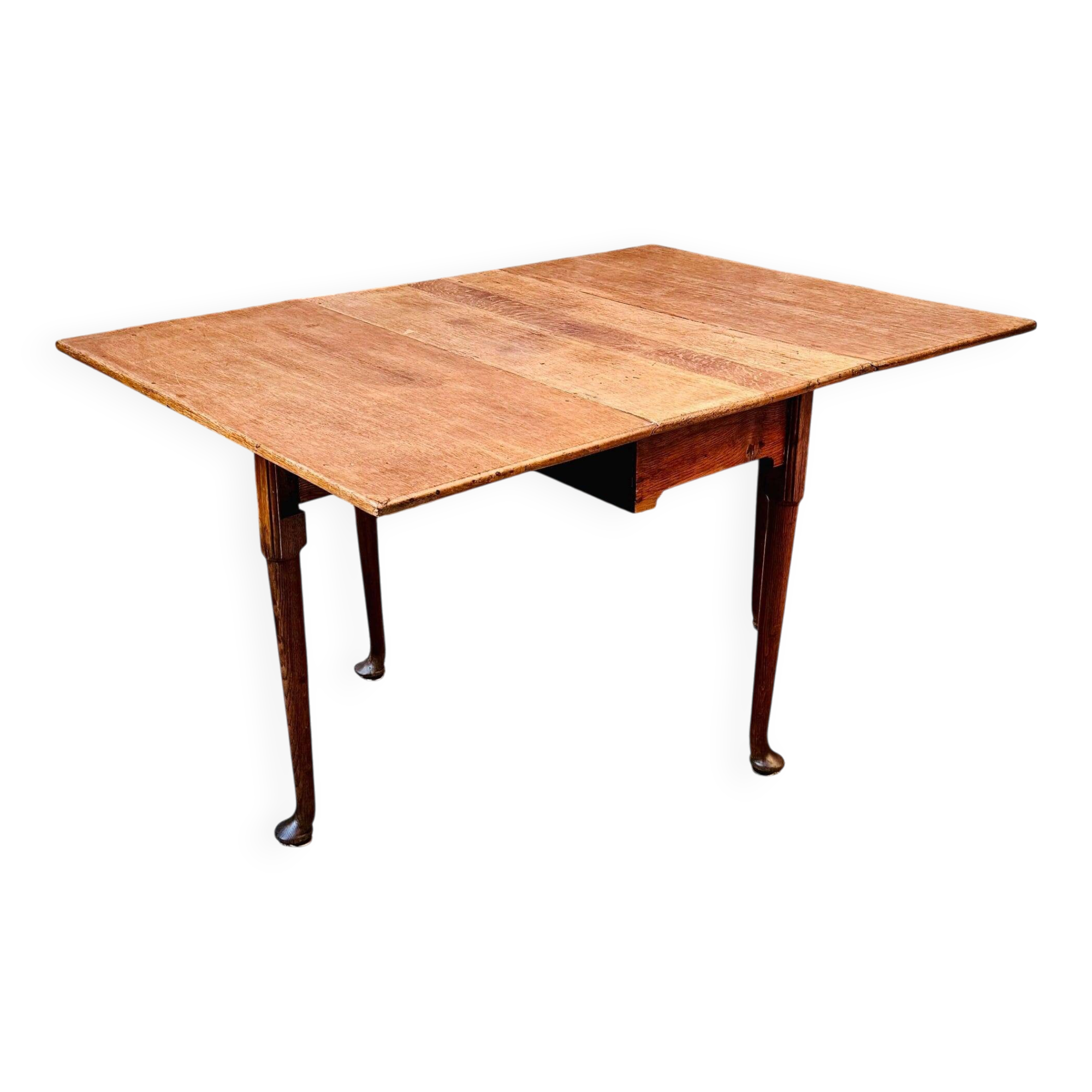 1900 George III solid oak table