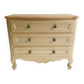 Commode vintage relookée dorée - Années 50