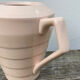 Saint Amand pitcher in powder pink ceramic