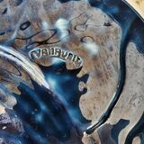 Vintage ceramic fish plate Vallauris 1950-60 (Diameter 32cm)