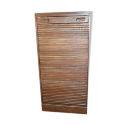 Armoires volet roulant en bois vintage