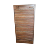 Vintage wooden roller shutter cabinets