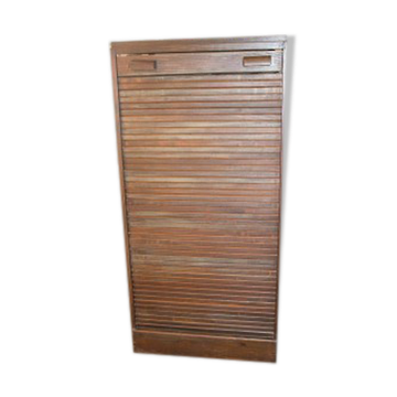 Armoires volet roulant en bois vintage