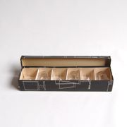 Set of 6 vintage blown glasses