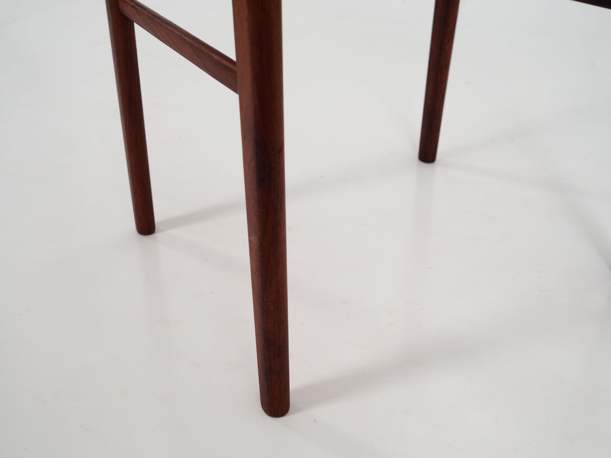 Footstool made of rosewood, Scandinavian design of the 70's