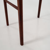 Footstool made of rosewood, Scandinavian design of the 70's