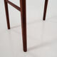 Repose-pied en palissandre, design scandinave des années 70