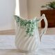 Pot à lait ancien en porcelaine Clifton China WH&S – Décor vert et liseré