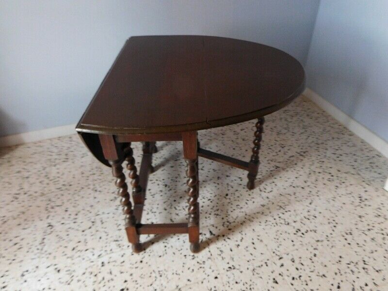 Table anglaise à abattants en chêne
