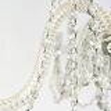 Prism chandelier - Five glass arms - Electric - c. 1890