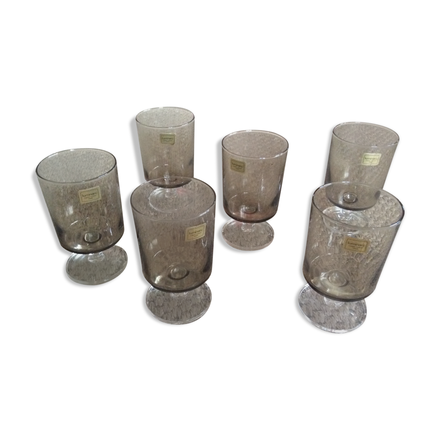 Série de 6 verres à pied