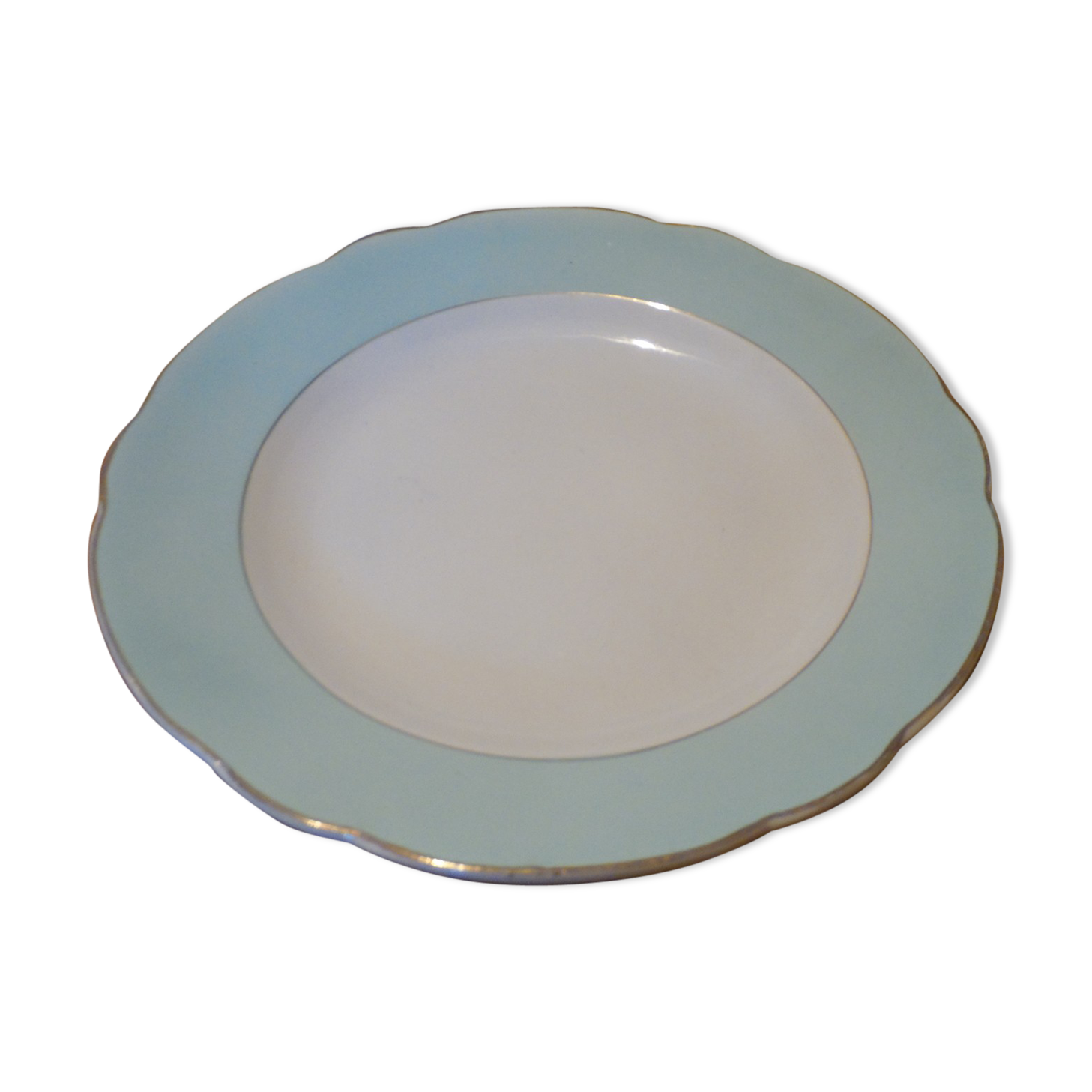 Round flat flat model HENRI Sarreguemines Digoin 30's