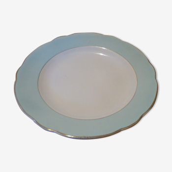 Plat rond plat modele HenriSarreguemines Digoin 30's