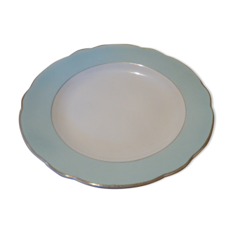 Plat rond plat modele HenriSarreguemines Digoin 30's