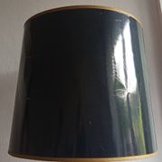 Lampe vintage marbre noir et laiton 1960