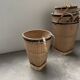 Lot of old grocery baskets