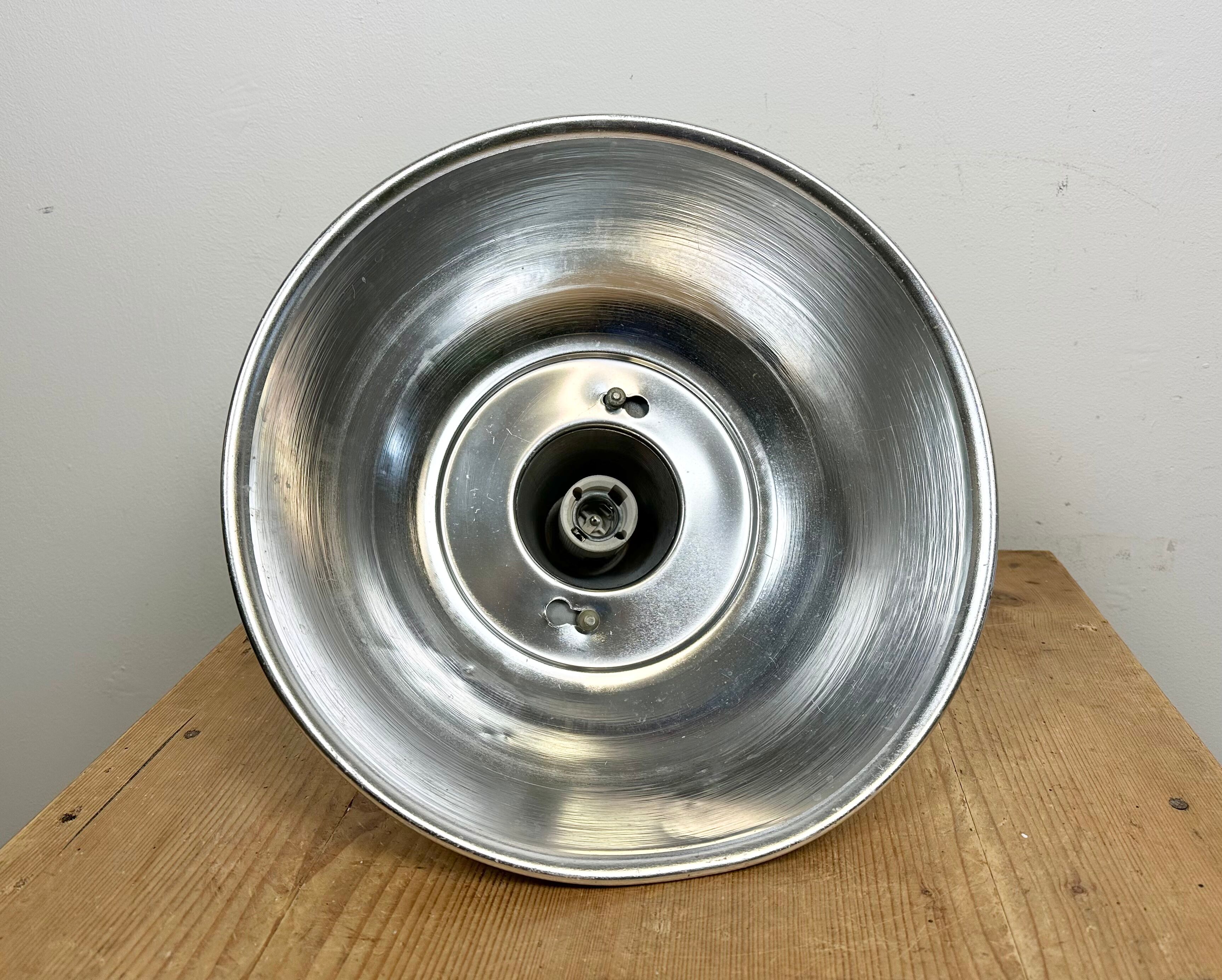Industrial Italian Aluminium Pendant Lamp from Fael Luce, 1970s