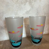 Large pair of vintage vases 1970