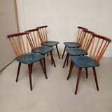 Set of 6 vintage bistro chairs