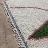 Handmade wool Berber rug 260 X 150 CM
