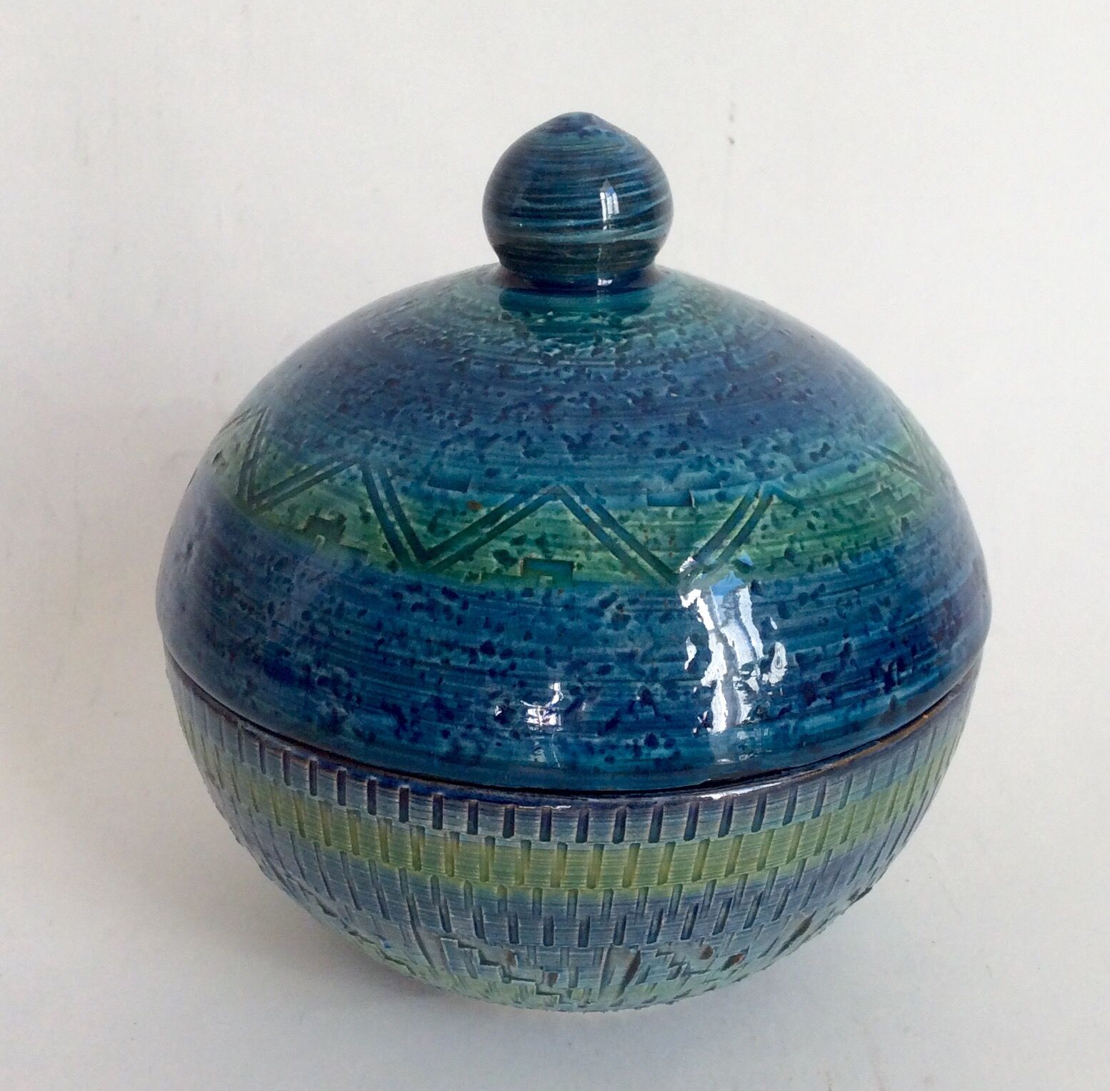 Pot by Aldo Londi, Italy 60s Bitossi ceramic