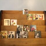 Vintage storage furniture, presentation counter