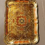 Trio of vintage Florentine trays