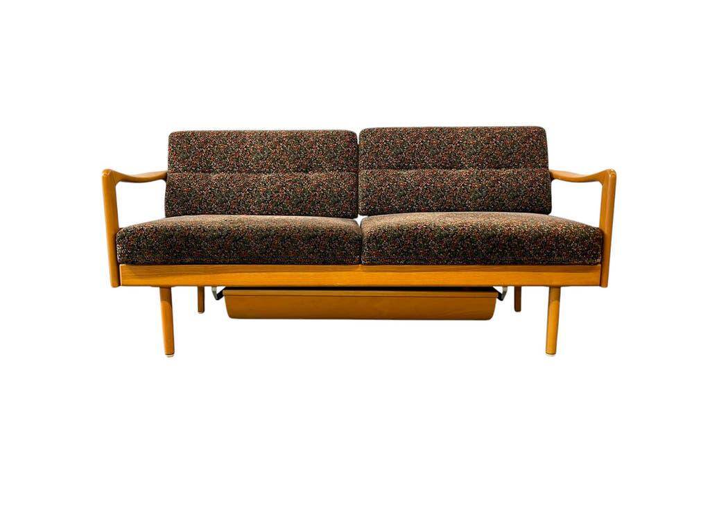 Lit de jour/fauteuil/canapé vintage en bois KNOLL