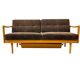 Lit de jour/fauteuil/canapé vintage en bois KNOLL