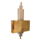 Large brass wall sconce, Hollywood Regency style, 1970s