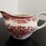 Service à café et thé ancien rouge Villeroy & Boch Saar Allemagne