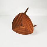 Modernist mahogany flower stand, Germany, 1960s.